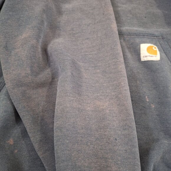 Carhartt distressed thrashed gray sweatshirt size XL - Picture 6 of 8
